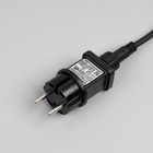 УЦЕНКА Гирлянда «Клип-лайт» 5 нитей по 20 м, IP44, УМС, тёмная нить, 665 LED, свечение тёплое белое, 24 В 10849612