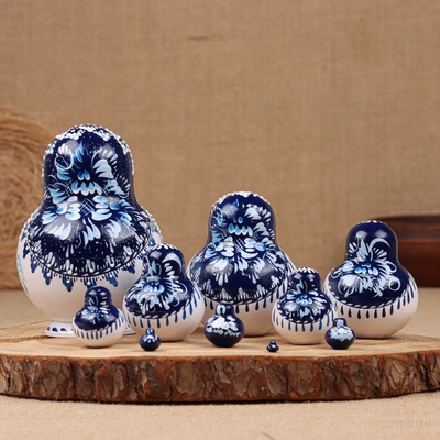 Матрёшка "Катя", 10-кукольная