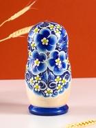 Матрёшка дерево «Марина», гжель, 5-кукольная, 19 см 10846518
