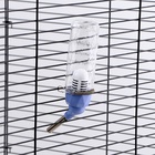 Поилка для грызунов, 80 мл, крепление-пружинка, и два сменных фильтра, синяя - фото 29834425