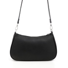 Сумка женская, 28*9*17, отдел на молнии, длинный ремень,черный - фото 27748032