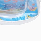 Акваковрик надувной развивающий водный «Морские жители», 65×50 см + игрушка В ПОДАРОК - Фото 4