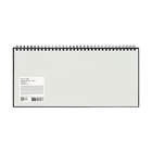 Планинг датированный 2025 года, 64 листа, Attomex. Arkona, твердая обложка бумвинил с поролоном, блок 70 г/м2, чёрный, 294 х 142мм 10848601