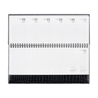 Планинг датированный 2025 года, 64 листа, Attomex. Arkona, твердая обложка бумвинил с поролоном, блок 70 г/м2, чёрный, 294 х 142мм 10848601