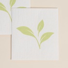 Салфетки для уборки универсальные SL Home, из целлюлозы и хлопка, 3 шт., 17×19 см, серые - Фото 4