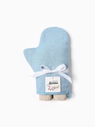 Набор кухонный «Доляна» Peace, прихватка-варежка 18×28 см, полотенце вафля 35×60 см - 2 шт. - Фото 2