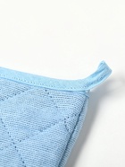 Набор кухонный «Доляна» Peace, прихватка-варежка 18×28 см, полотенце вафля 35×60 см - 2 шт. - Фото 10