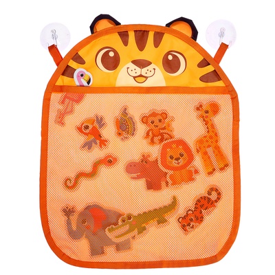 Игрушки для ванной «Жители Африки», набор 11 игрушек, сетка для хранения