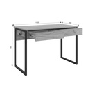 Детский спальный гарнитур «Зефир К4», комплект 6 предметов, 4015×1000×2300 мм, цвет белое дерево/серый эмаль/графит велюр - Фото 11