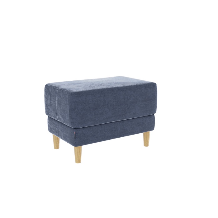 Пуф «Рондо 2», 600×400×455 мм, велюр, цвет топаз - Фото 1