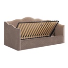 Кровать - тахта «Лея К1», 900×2000 мм, велюр, цвет латте/крем - Фото 2