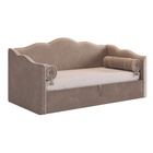 Кровать - тахта «Лея К1», 900×2000 мм, велюр, цвет латте/крем - Фото 5