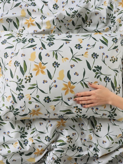 Постельное бельё 2-спальное LoveLife «Полевые цветы», микрофибра
