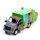 Машинка - мусоровоз «ГАЗОН NEXT» 22 см, инерция, свет, звук - Фото 7