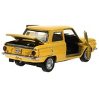Машинка металлическая «ЗАЗ-968А», ретро - модель «Запорожец», открываются двери, багажник, инерция, 12 см жёлтый - Фото 5