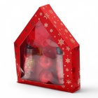 УЦЕНКА Новогодний подарочный набор косметики «В ожидании рождественского чуда» для душа и ванны, красная серия - Фото 2