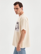 Футболка мужская MINAKU: UPDATE ME, размер 52-54, цвет молочный - Фото 3