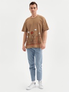 Футболка мужская MINAKU: Art, размер 46-48, коричневая - Фото 2