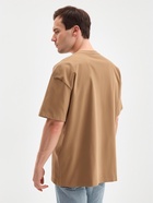 Футболка мужская MINAKU: Art, размер 46-48, коричневая - Фото 3