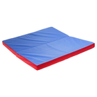 Мат 100х100х6 см, винилискожа, цвета микс - Фото 3