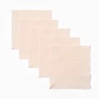 Набор платочков «Крошка Я» Ice-cream, 20×20 см-5 шт., муслин, 100 % хлопок - Фото 1