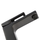 Смеситель для раковины AFLORN AF19010ST, высота излива 11 см, латунь, глянцевый графит - Фото 3