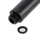 Лейка для душа Accoona A351F, пластик, рассеиватель из нержавеющей стали, 3 режима, черная - фото 30817874