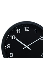 Часы настенные интерьерные, бесшумные, d-30.5 см, обод черный - фото 42442397