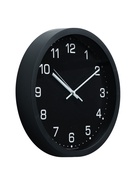 Часы настенные интерьерные, бесшумные, d-30.5 см, обод черный - фото 42442398