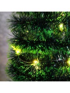 Светодиодная фигура из мишуры «Зеленая елка» 160×40 см, 300 LED, батарейки ААх3, свечение тёплое белое - фото 60853075