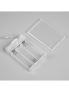 Светодиодная фигура из мишуры «Зеленая елка» 160×40 см, 300 LED, батарейки ААх3, свечение тёплое белое - фото 60853076