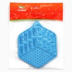 Коврик для лизания на присосках 18.5×15.5 см, синий - Фото 4