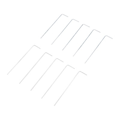 Колышки туристические, набор - 10 шт., металл, 15×0.3 см