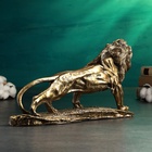 Фигурка «Лев на камне», 24×43 см, гипс под бронзу с позолотой - фото 30080873