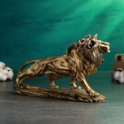 Фигурка «Лев на камне», 24×43 см, гипс под бронзу с позолотой - фото 30080874