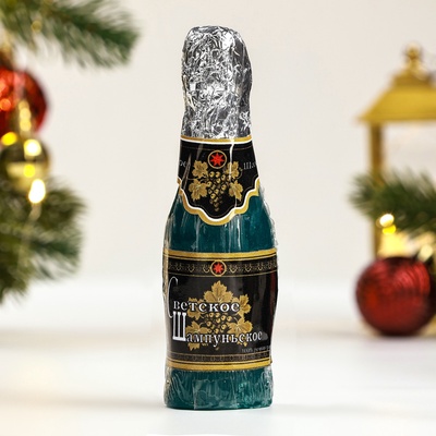 Фигурное мыло «Светское шампуньское» 10×3 см/70 г