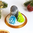 Фигурное мыло - набор «Сова, елка, шишка» 120 г - Фото 3