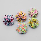 Игрушка для кошек "Радужный шар", 4 см  микс цветов - Фото 2