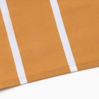 Простыня на резинке Этель 140*200*25 см " Mustard stripes", 100% хлопок, поплин, 125 гр/м2 - Фото 4
