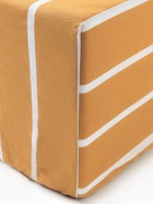 Простыня на резинке 2-спальная «Этель» Mustard stripes, 160×200+25 см, поплин - Фото 4