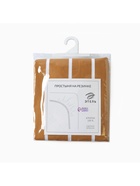 Простыня на резинке 2-спальная «Этель» Mustard stripes, 160×200+25 см, поплин - Фото 9