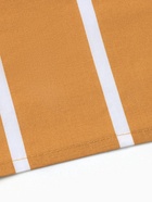 Простыня на резинке 2-спальная «Этель» Mustard stripes, 180×200+25 см, поплин - Фото 6