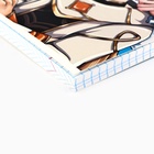 Тетрадь в клетку, 96 л., А5, на скрепке «Аниме» МИКС - Фото 2