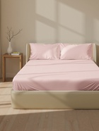 Простыня на резинке евро SL Home Modal, 200×200+30 см, модал, розовая - Фото 4