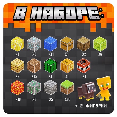 Конструктор «Магнитные кубики. Мой мир», 2 фигурки, 80 деталей