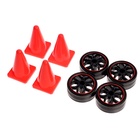 Машинка на пульте управления «Огненный Дрифт», радиоуправление, дрифт эффект, сменные колеса, работает от аккумулятора, цвет чёрный - Фото 9