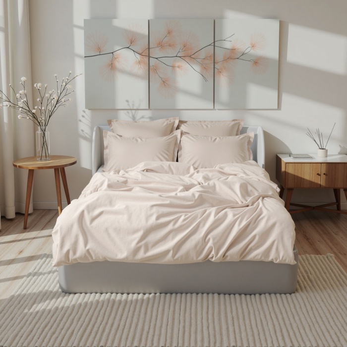 Пододеяльник "Этель" Pearl 200*220 см, 100% хлопок, перкаль (300 нитей) - Фото 1
