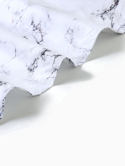 Пододеяльник евро «Этель» Marble, 200×220 см, перкаль