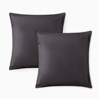 Комплект наволочек «Этель» Carbon, 70×70+3 см, 2 шт., перкаль, хлопок 100% - Фото 5