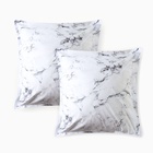 Комплект наволочек «Этель» Marble, 70×70+3 см, 2 шт., перкаль, хлопок 100% - Фото 5